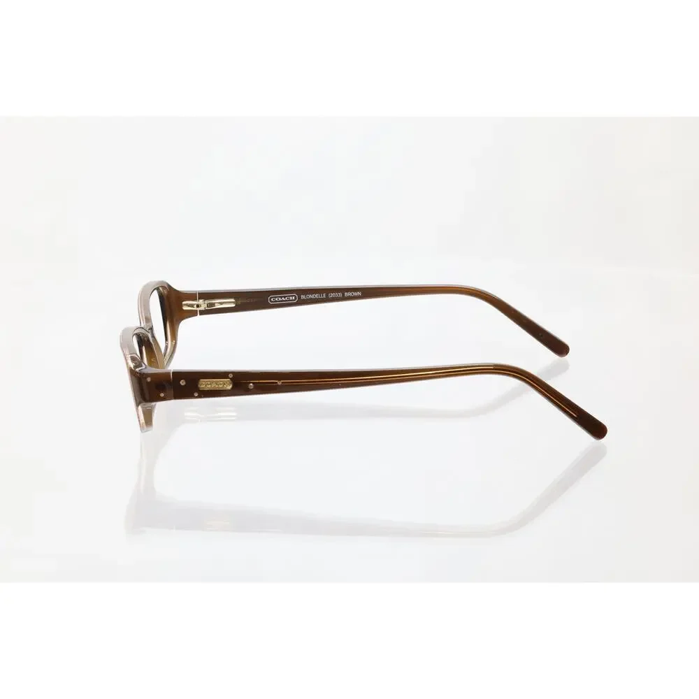 Coach Blondelle 49-18-135mm (2033) Brown Eyeglass FRAMES ONLY - GOOD CONDITION